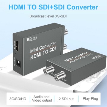 Видео-аудио адаптер HDMI к SDI, 1080P