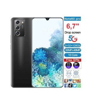 Note 60 pro 6.7" 2 SIM+SD, Android 10. Новинка 2023г